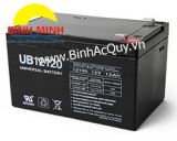 Ắc quy Universal Battery UB12120(12V/12AH), Bình Ắc quy Universal Battery 12V 12AH(UB12120), Báo giá Bình Ắc quy Universal Battery 12V 12AH(UB12120) giá tốt nhất