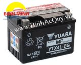 Ắc Quy khô xe máy Yuasa YTX4L-BS( 12V/3.5Ah), Ắc Quy khô xe máy Yuasa YTX4L-BS, Bán Ắc Quy khô xe máy Yuasa YTX4L-BS 